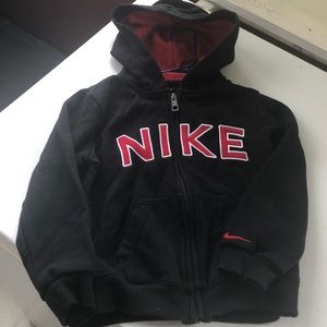 Nike youth kids zip up jacket